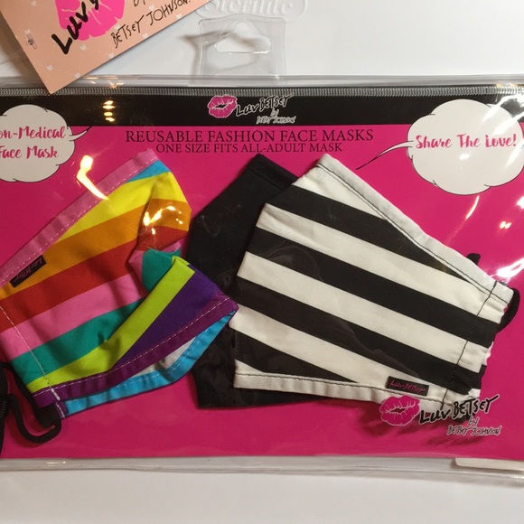 Betsey Johnson Reusable Fashion Fac… - Picture 1 of 5